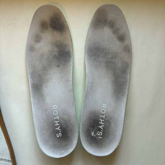 Rothy’s Men’s The RS01 Washable Sneaker White Blue Hudson - Picture 10 of 11